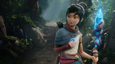 La protagonista di Kena in primo piano