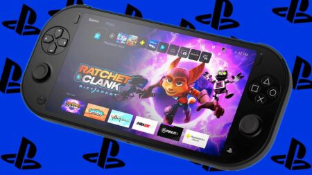 PlayStation portatile Q Lite in primo piano