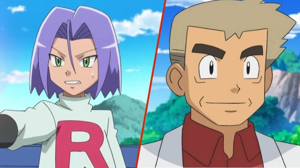 James Carter ha interpretato James e il Professor Oak nell'anime di Pokémon