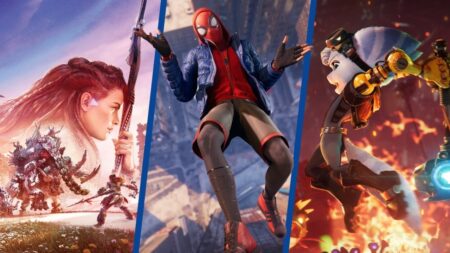 PS5: le vendite dei giochi calano e Sony è preoccupata, secondo Bloomberg Aloy di Horizon, con Spider-Man di PS5 al fianco