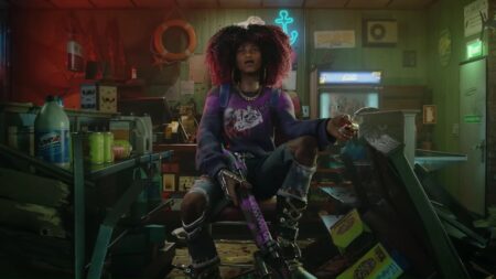 Laya di Redfall mentre sta seduta