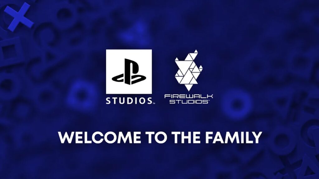 Il logo dei PlayStation Studios con quello di Firewalk