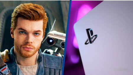 Cal Kestis di Star Wars Jedi: Survivor con al fianco una PS5