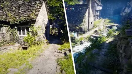 unreal engine 5 villaggio
