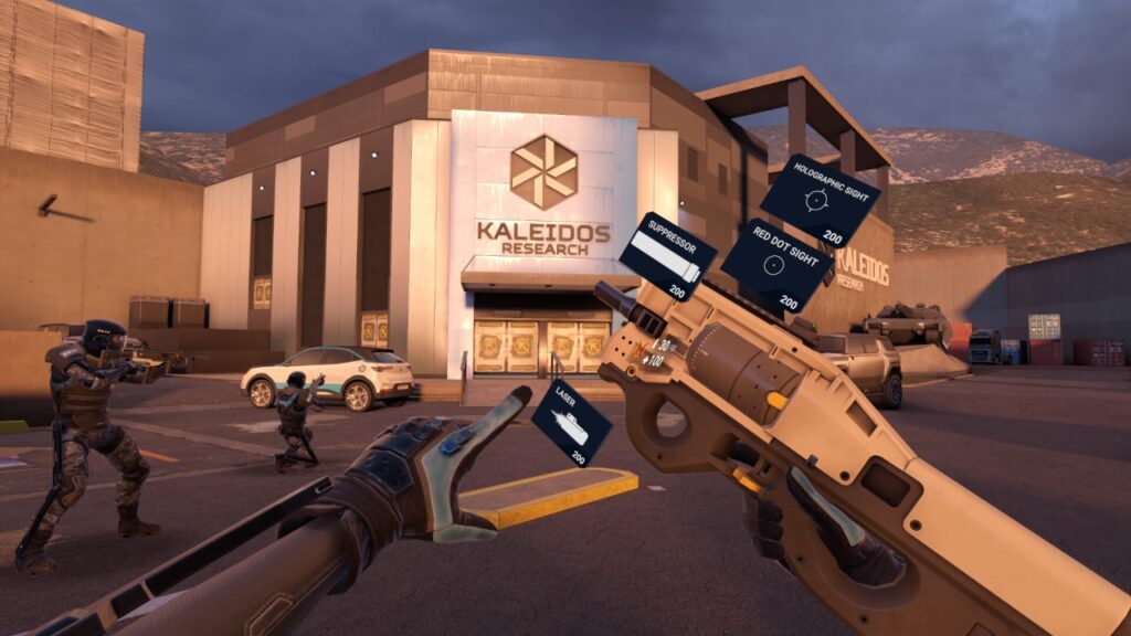 Breachers VR Gameplay personalizzazione armi