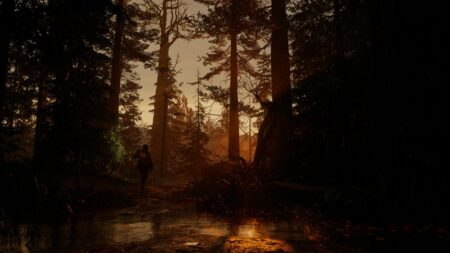 Un bosco in Alan Wake 2