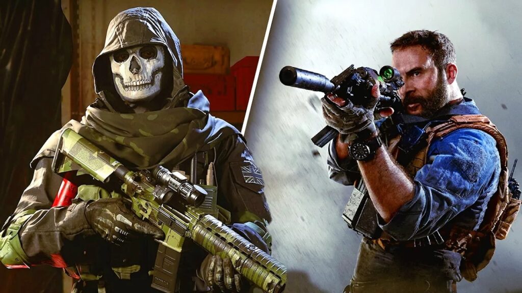 Ghost e Price di Call of Duty: Modern Warfare