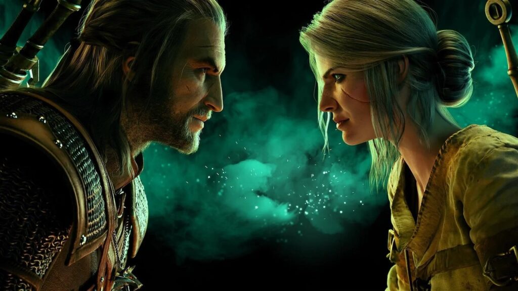 Geralt e Ciri di The Witcher e Gwent