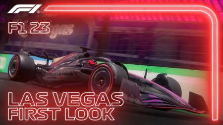 F1 23, il tour del Las Vegas Strip Circuit nel trailer pubblicato da EA Il logo di F1 dedicato al trailer del Las Vegas cicuit