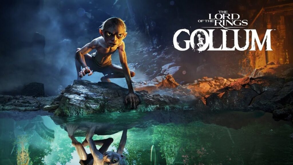 Il Signore degli Anelli: Gollum con il riflesso del personaggio nell'acqua