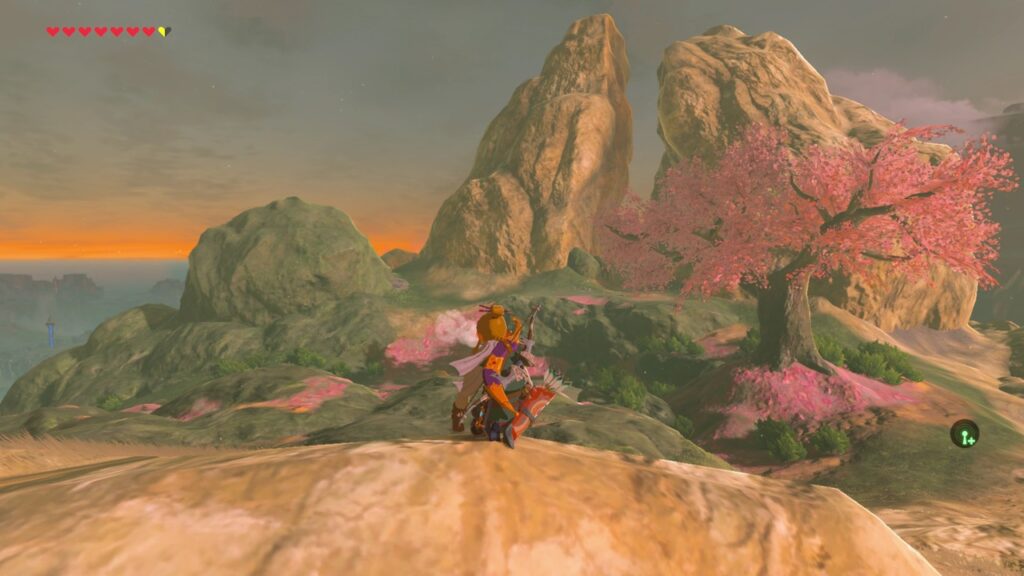 The Legend of Zelda, gli alberi di ciliegio del Satori