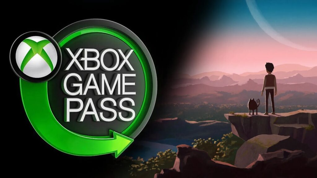 Il logo di Xbox Game Pass con al fianco i protagonisti di Planet of Lana