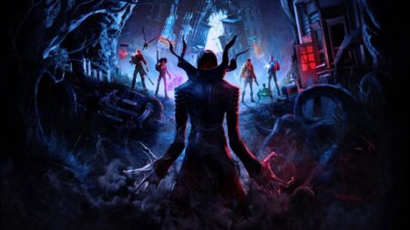 I quattro protagonisti di Redfall contro un vampiro
