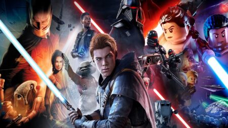 I personaggi dei vari giochi di Star Wars in primo piano