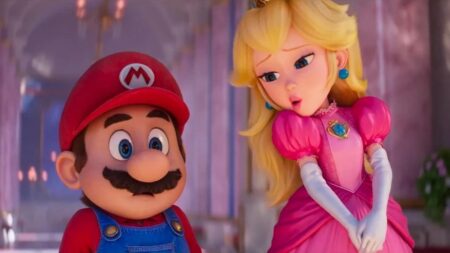 Super Mario e Peach di Super Mario Bros. Il film