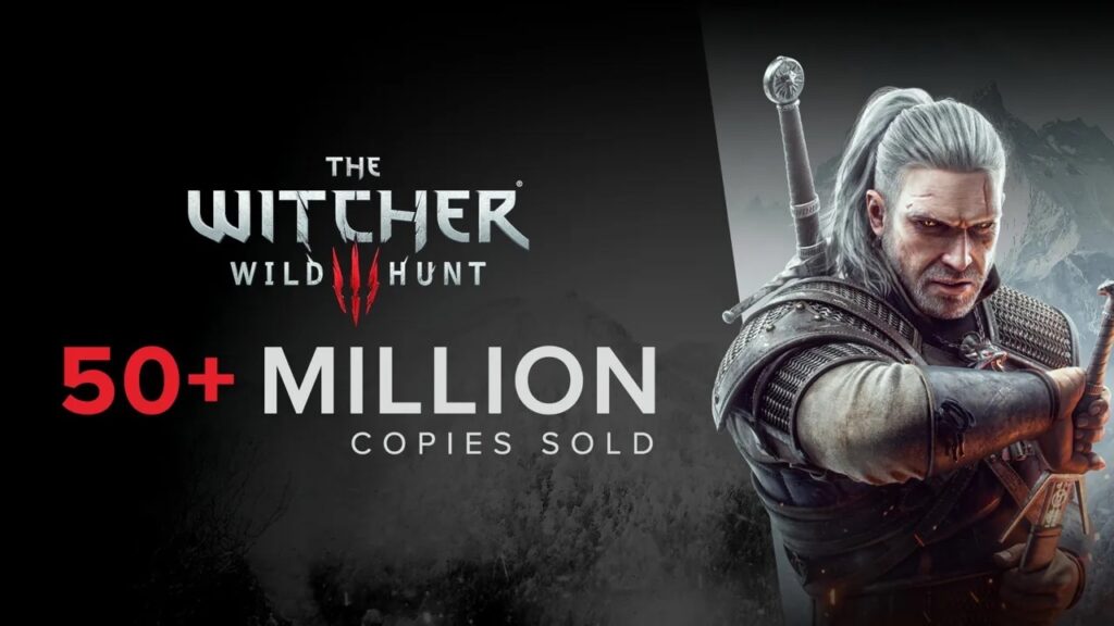 Geralt di Rivia di The Witcher 3 ed i 50 milioni di copie vendute