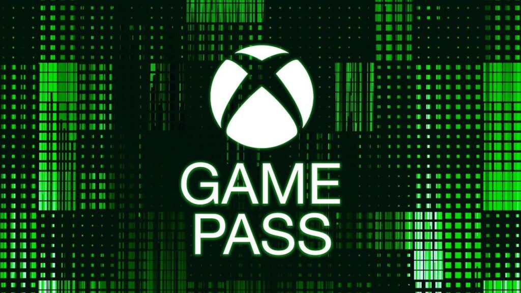 Il logo di Xbox Game Pass con uno sfondo verde