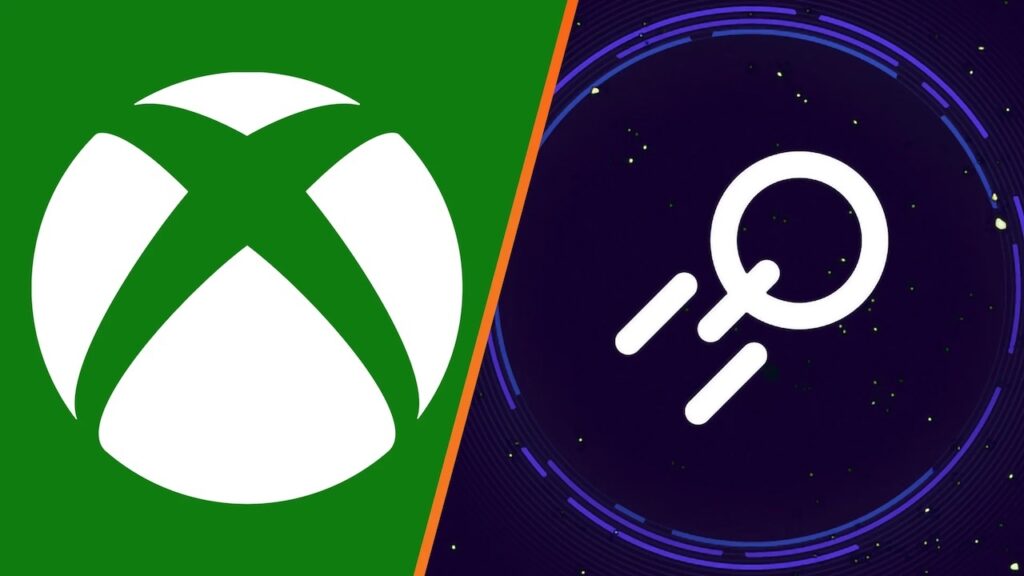 Il logo di Xbox con quello di Boosteroid al fianco