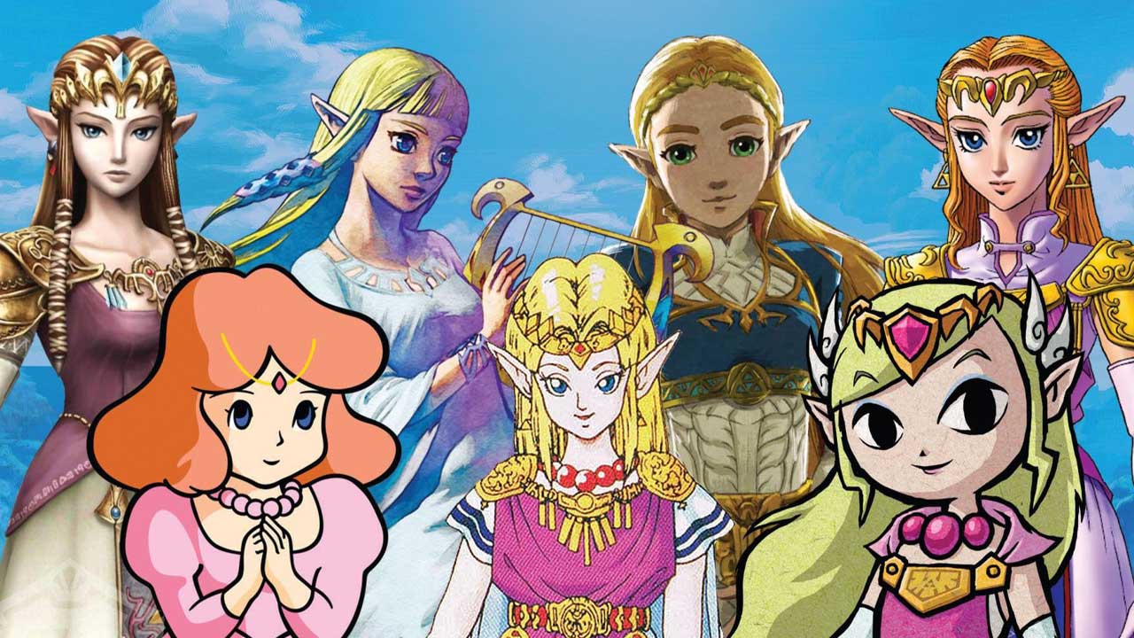 Le varie versioni della principessa Zelda