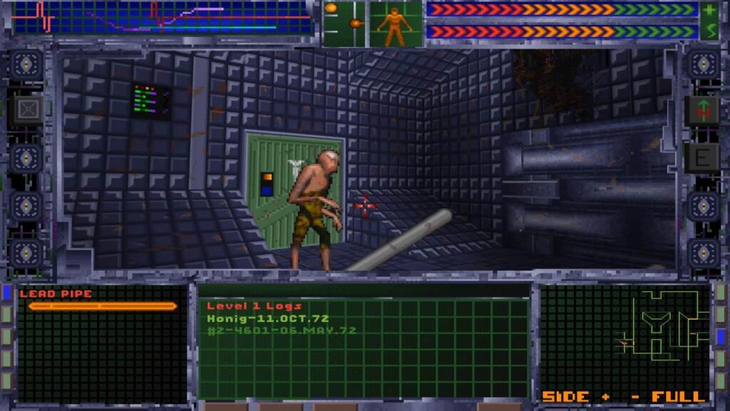 Una schermata dell'originale System Shock