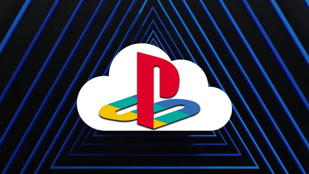 Una nuvola del Cloud Gaming con dentro il logo di PlayStation
