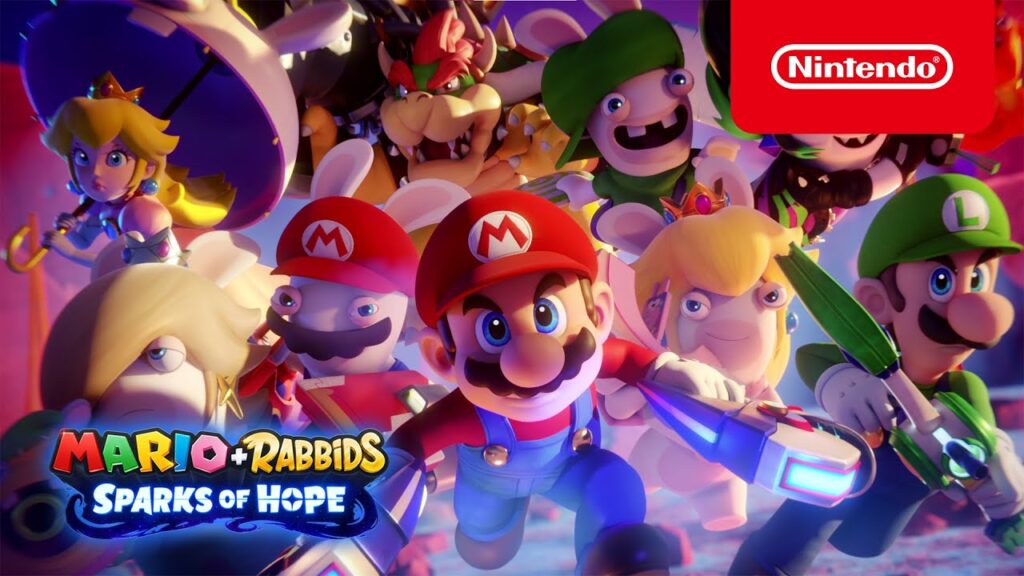 I vari personaggi di Mario + Rabbids: Sparks of Hope