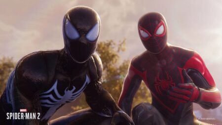 Peter Parker e Miles Morales di Marvel's Spider-Man 2