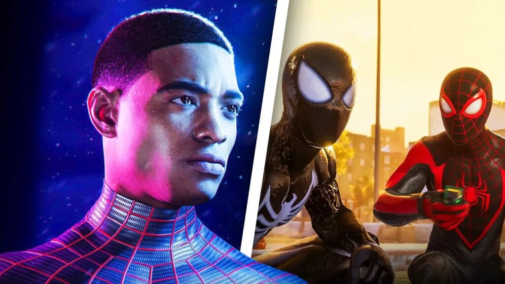 Miles Morales ed i due Spider-Man di Marvel's Spider-Man 2