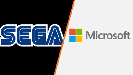 Il logo di SEGA con al fianco quello di Microsoft