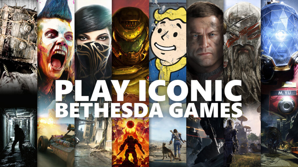 I giochi di Bethesda sullo sfondo