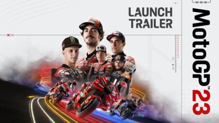 Il logo di MotoGP 23 con il Trailer di Lancio