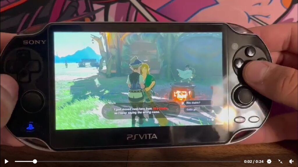 the legend of zelda tears of the kingdom playstation vita