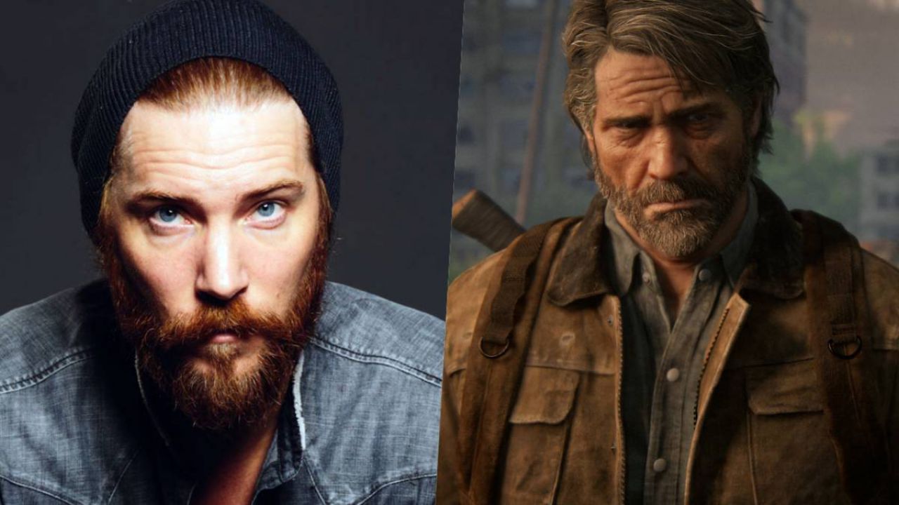 Troy Baker, a sinistra, Joel Miller a destra. L'attore diede la voce al personaggio di The Last of Us.