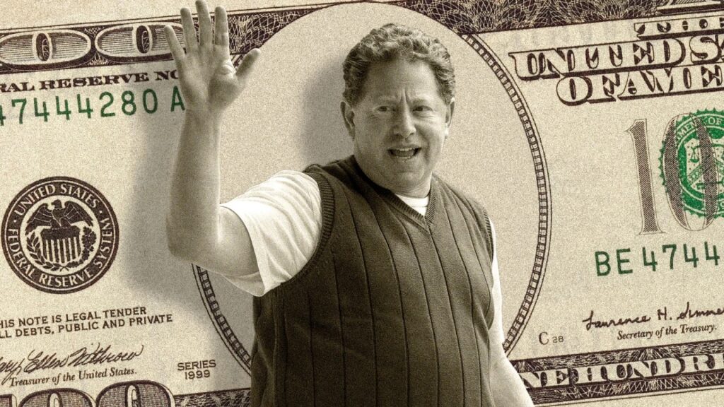 Bobby Kotick di Activision Blizzard in mezzo ad un dollaro