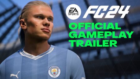EA Sports FC 24, gameplay trailer e data di uscita per il nuovo gioco calcistico Haaland di EA Sports FC 24 in primo piano