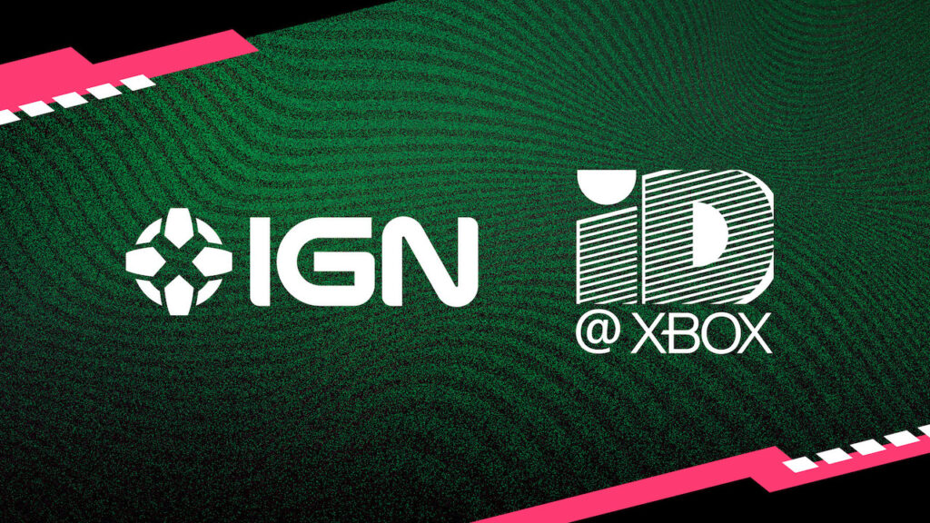 Il logo di IGN e quello di ID@Xbox Digital Showcase