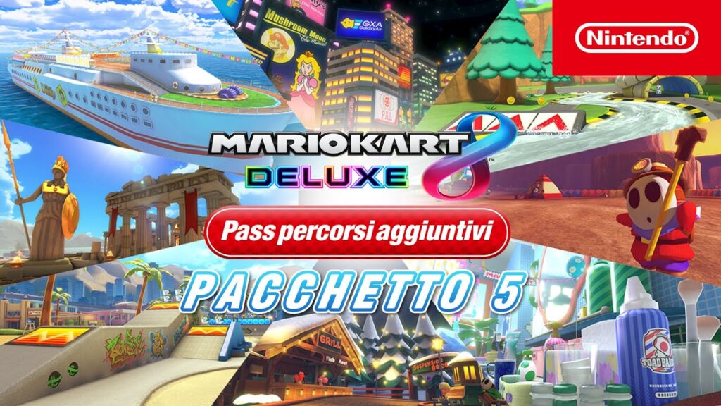 I circuiti del Pass Percorsi Aggiuntivi Pacchetto 5 di Mario Kart 8 Deluxe