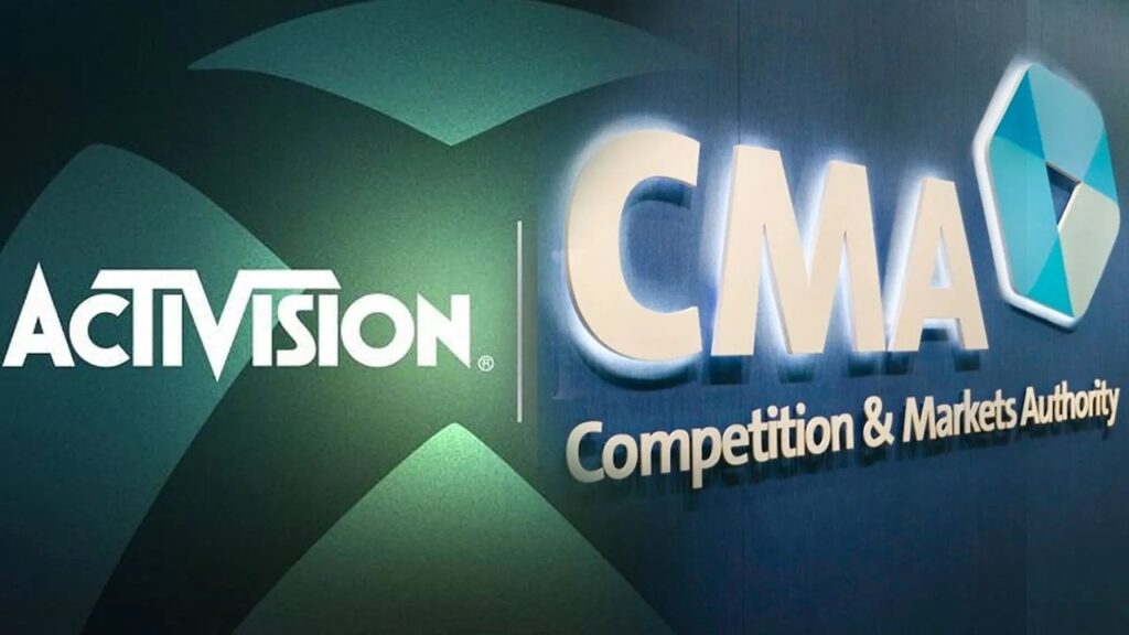 I loghi di Xbox ed Activision e CMA