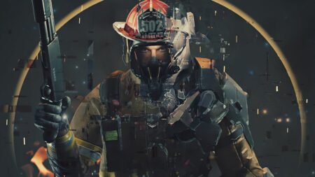 Il protagonista di Quantum Error in primo piano