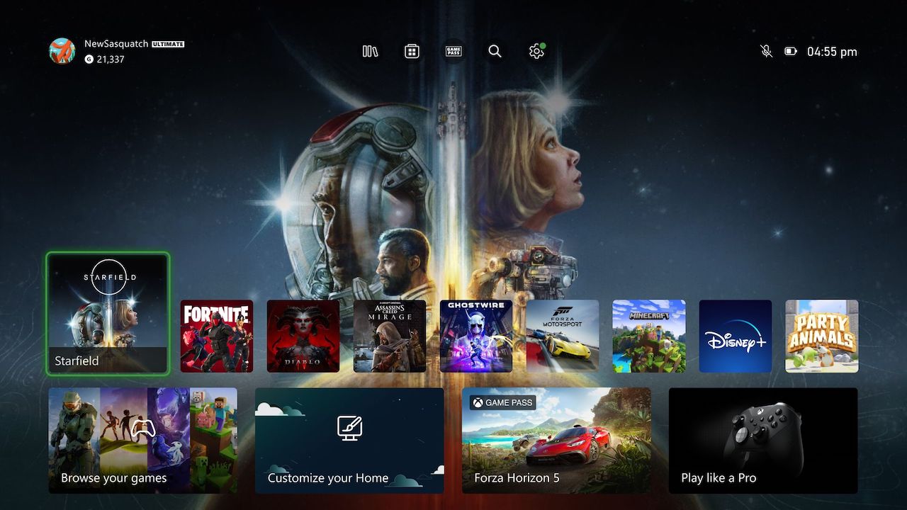 Xbox Series X|S, sfondi che si adattano al gioco selezionato nei nuovi test