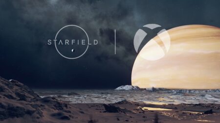 Il logo di Starfield e quello di Xbox