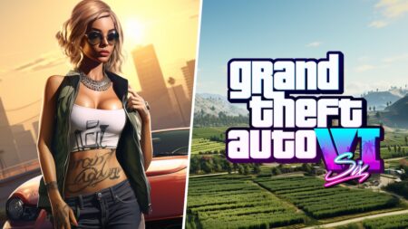 GTA 6, il periodo di uscita è stato svelato dal CEO di Take-Two Interactive? Una donna bionda con al fianco il logo di GTA 6