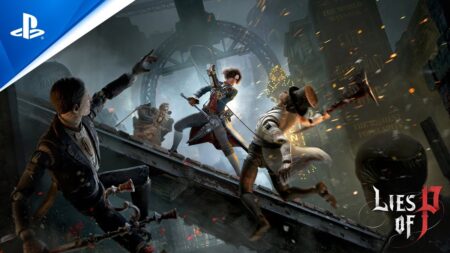 I personaggi di Lies of P mentre combattono in primo piano