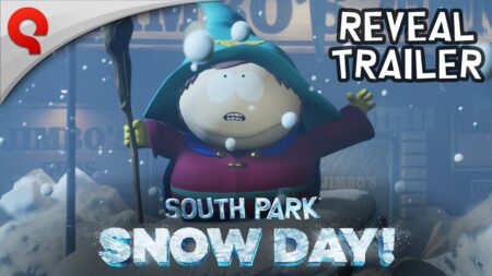 South Park: Snow Day! annunciato con un trailer gameplay Il protagonista di South Park: Snow Day! in posiziona fiera su una palla di neve