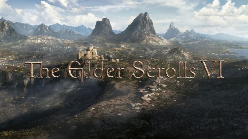 Il logo di The Elder Scrolls 6 in cielo