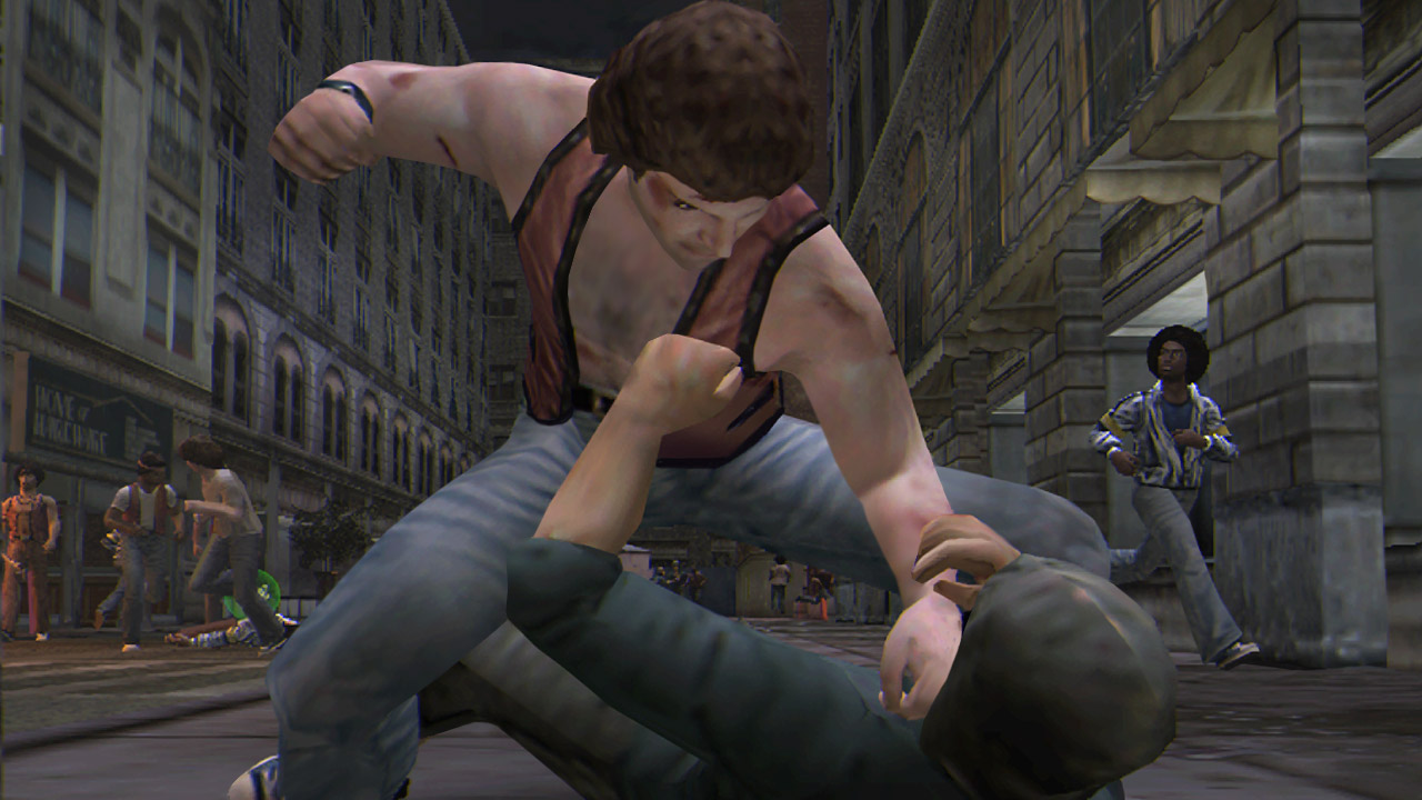 Una scena di lotta ripresa dal videogioco The Warriors