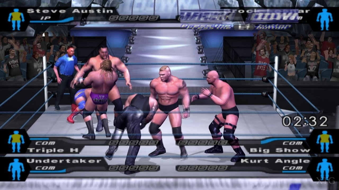 Una sequenza di gioco di WWE Smackdown: Here comes to pain
