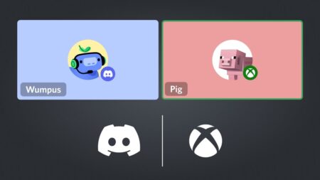 I loghi di Discord ed Xbox con sullo sfondo degli avatar dedicati