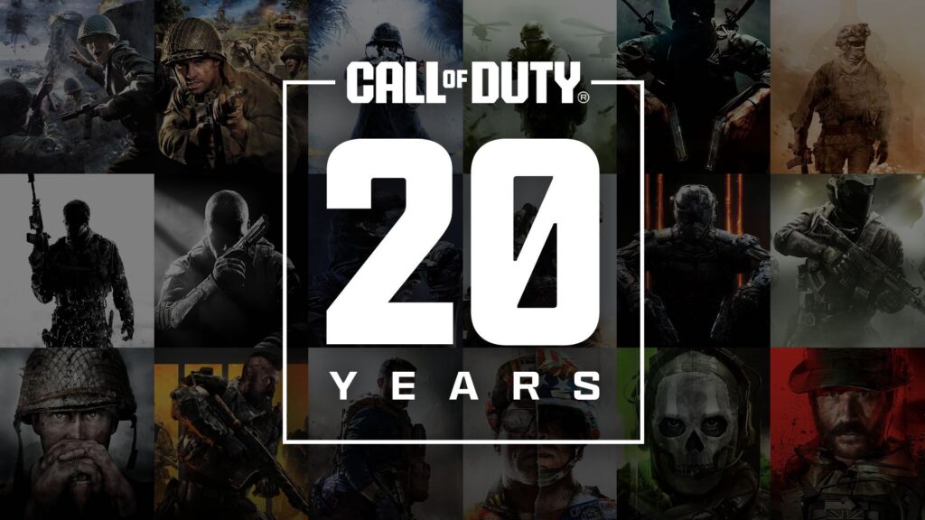 Call of Duty logo 20 anni