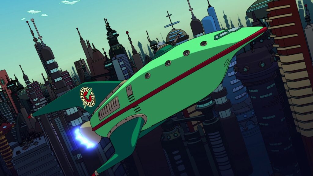 La nave Planet Express di Futurama